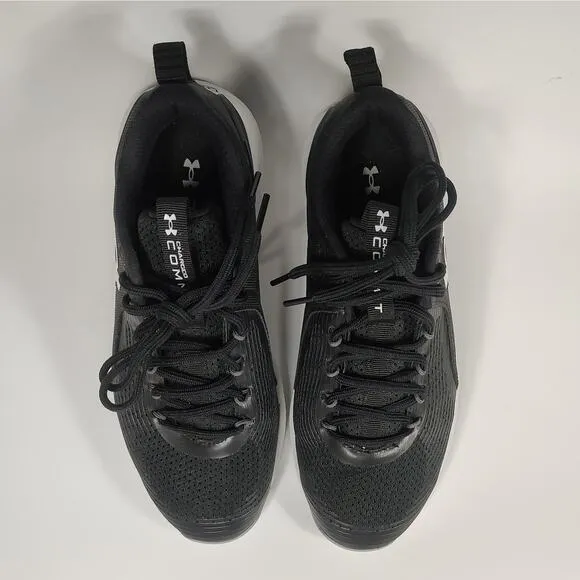 Under Armour Athletic Shoe Charged Commit Training 3 Black White US Mens 8