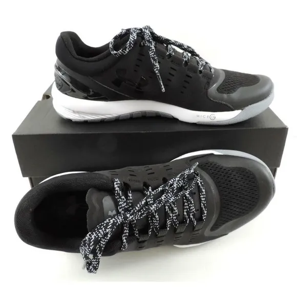 Under Armour Charged Stunner Training Shoes Sneakers Black Size 6.5