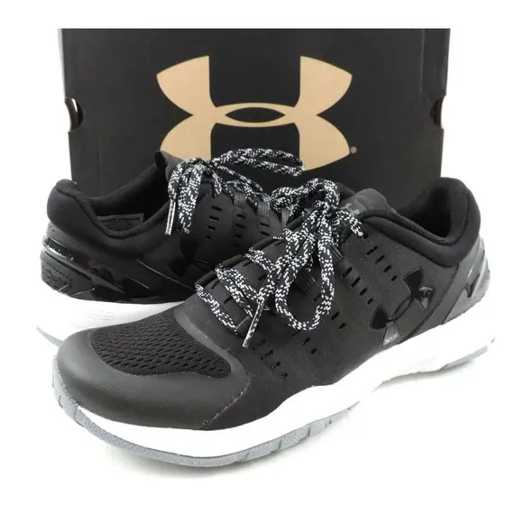 Under Armour Charged Stunner Training Shoes Sneakers Black Size 6.5