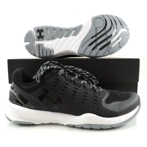 Under Armour Charged Stunner Training Shoes Sneakers Black Size 6.5