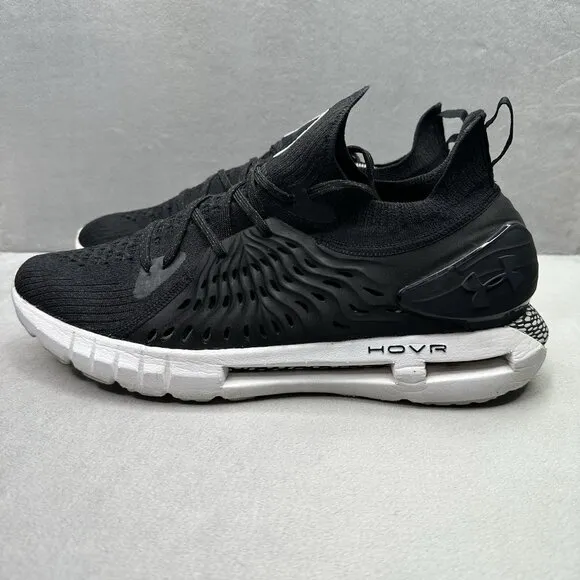 Under Armour HOVR Phantom RN Mens Size 14 Shoes Black/White Running Training