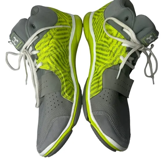 UNDER ARMOUR Men’s UA Micro G® Renegade Training Shoes Green Gray Chevron 14
