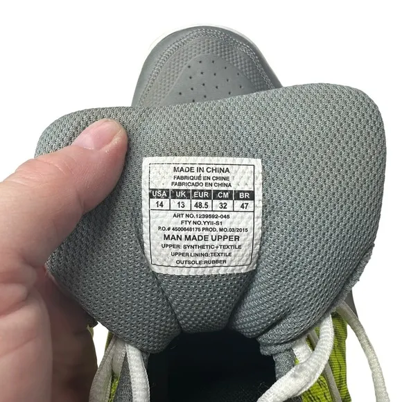 UNDER ARMOUR Men’s UA Micro G® Renegade Training Shoes Green Gray Chevron 14