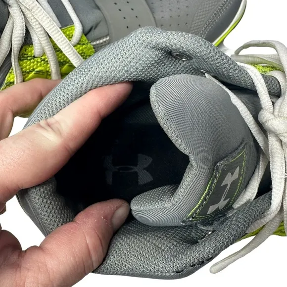 UNDER ARMOUR Men’s UA Micro G® Renegade Training Shoes Green Gray Chevron 14