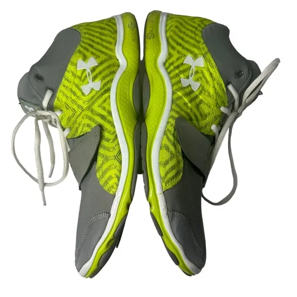 UNDER ARMOUR Men’s UA Micro G® Renegade Training Shoes Green Gray Chevron 14