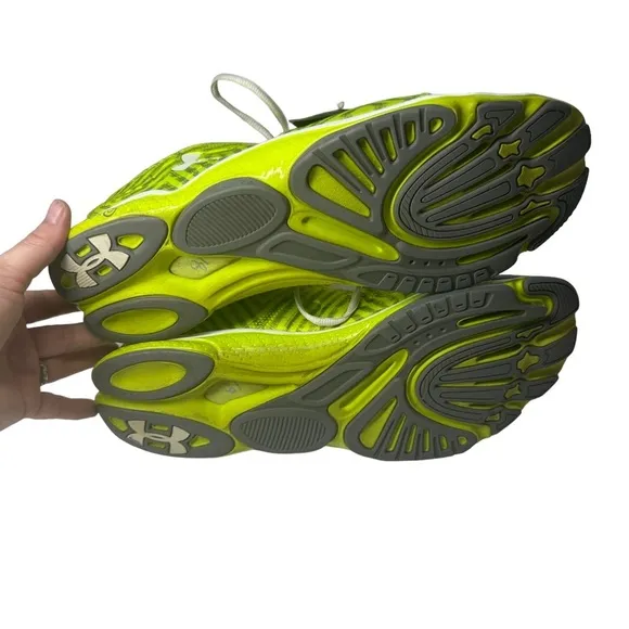 UNDER ARMOUR Men’s UA Micro G® Renegade Training Shoes Green Gray Chevron 14