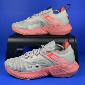 Under Armour Project Rock 5 Women's 7 Training Shoes Pink Athletic‎ Sneakers