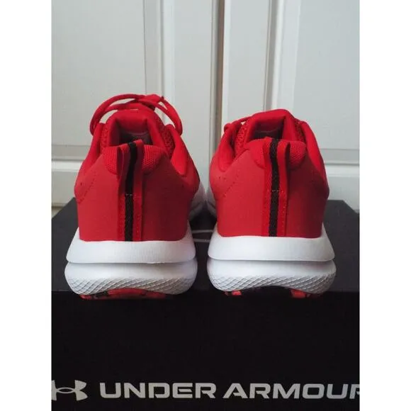 UNDER ARMOUR Shoes Mens 12 Red Training UA Charged Assert 10 Running Sport NWT