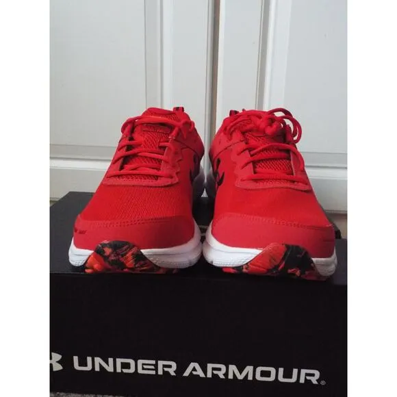 UNDER ARMOUR Shoes Mens 12 Red Training UA Charged Assert 10 Running Sport NWT