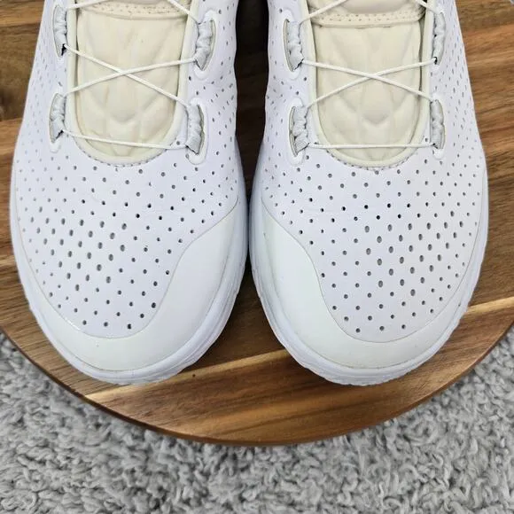 Under Armour SlipSpeed White Black Athletic Training Shoes Mens 9 3027049-101