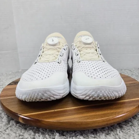 Under Armour SlipSpeed White Black Athletic Training Shoes Mens 9 3027049-101