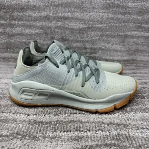 Under Armour Steph Curry 4 Olive Green Basketball Shoes #3000083-301 Size 8.5