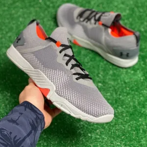Under Armour Tribase Reign 3 Mens Training Shoes Gray 3025124-103 NEW Size 9.5