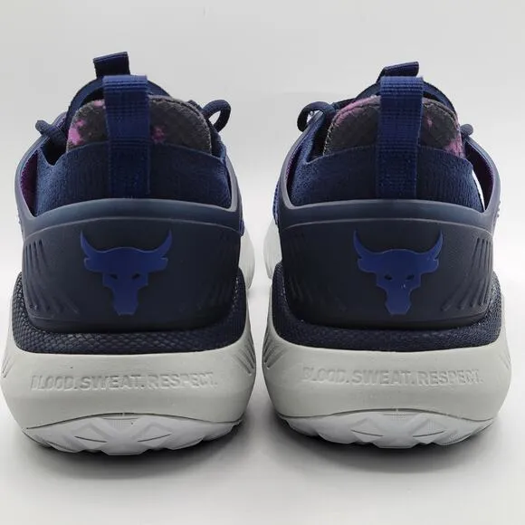 Under Armour UA Project Rock 5 Men's 11 Training Disrupt Bauhaus Blue Shoes