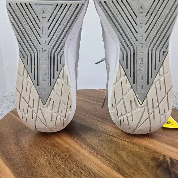 Under Armour UA Project Rock BSR Charged Triple White Training Shoes Mens 9