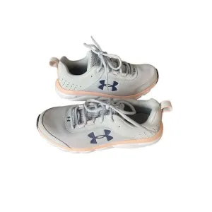 Under Armour Womens Gray Charged Assert 8 Athletic Running Shoes Size 9