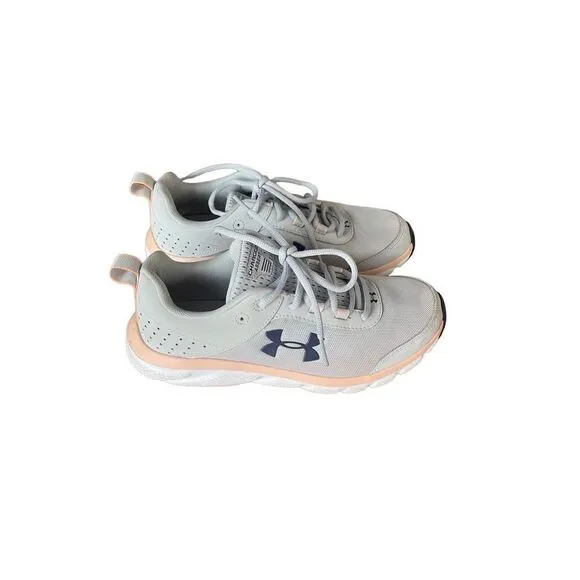 Under Armour Womens Gray Charged Assert 8 Athletic Running Shoes Size 9