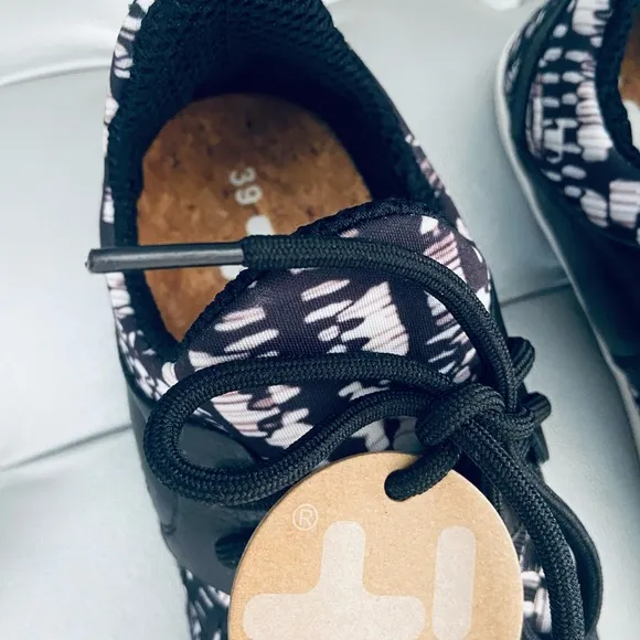 Unisex OTZ OG AVY Textile Lace Up Shoes 74249 B&amp;W