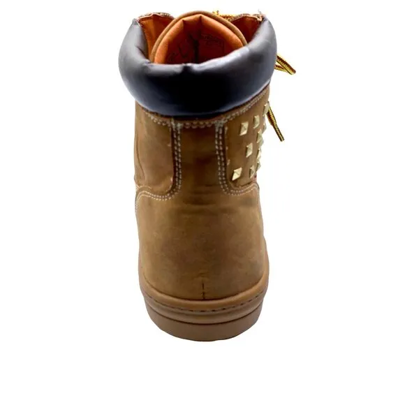 Unisex Pastry Butter Boot High Top Hip Hop Dance Boot US 13 EU 44 Shoes Wheat