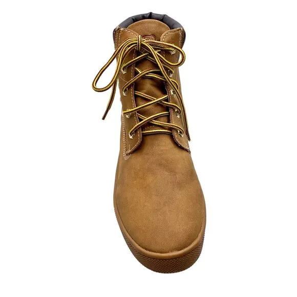 Unisex Pastry Butter Boot High Top Hip Hop Dance Boot US 13 EU 44 Shoes Wheat