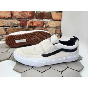 Vans Kyle 2 Sneaker White Black Men's Size 13 NEW Loop And Hook Rare Pop Cush
