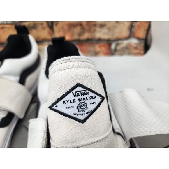 Vans Kyle 2 Sneaker White Black Men's Size 13 NEW Loop And Hook Rare Pop Cush