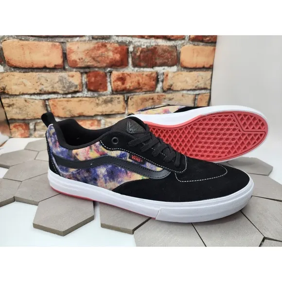 Vans Kyle Walker Pro TIE DYE Terry Men size 11.5 Skateboarding Rare Black