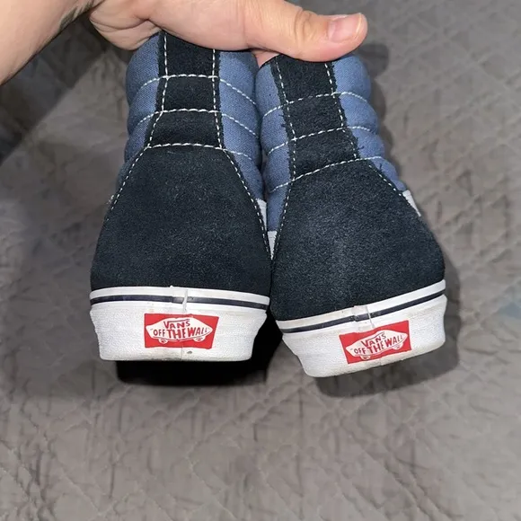 VANS MEN’S SK8-HI NAVY HIGH TOP SNEAKER SHOES