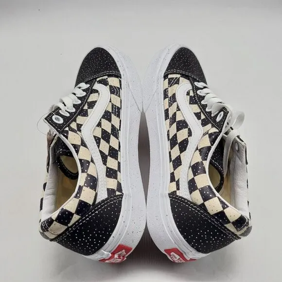 Vans Old Skool Confetti Checkerboard Glitter Shinny Sneakers Shoes Size 4.5