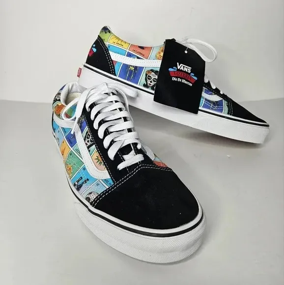 VANS Old Skool Dia De Los Muertos Loteria Shoes Limited Release Size 11.5