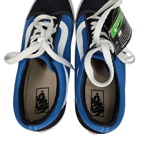 Vans Old Skool Navy / Palace Blue Mens Skateboarding Shoes Classic Sz 10.5