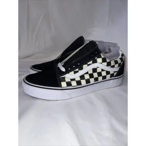 Vans Old Skool Primary Check Shoes 8.5 Mens