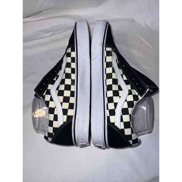 Vans Old Skool Primary Check Shoes 8.5 Mens