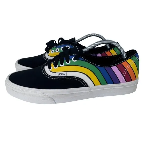 Vans Old Skool Rainbow Refract Skateboard‎ Shoes Size 11.5 Mens 13 Womens Pride