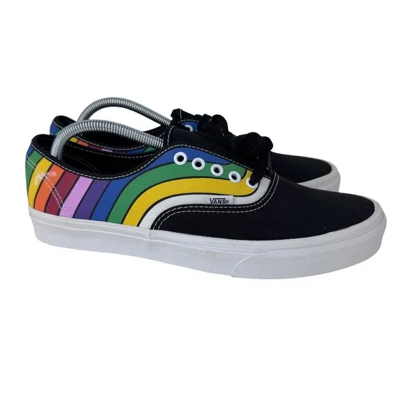 Vans Old Skool Rainbow Refract Skateboard‎ Shoes Size 11.5 Mens 13 Womens Pride