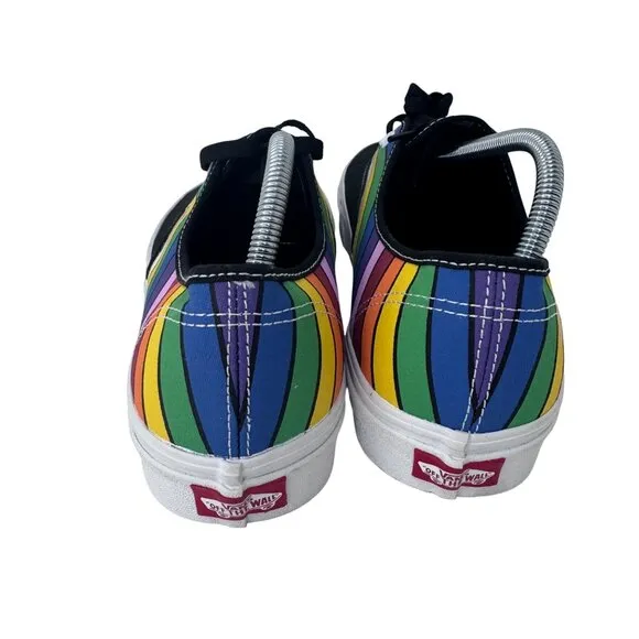 Vans Old Skool Rainbow Refract Skateboard‎ Shoes Size 11.5 Mens 13 Womens Pride