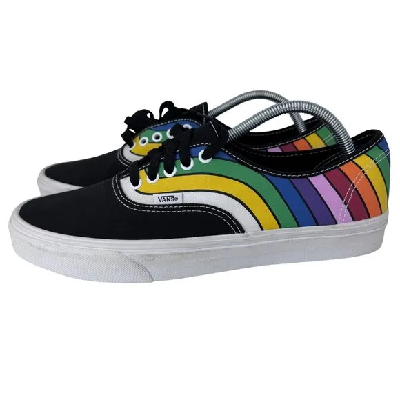 Vans Old Skool Rainbow Refract Skateboard‎ Shoes Size 11.5 Mens 13 Womens Pride