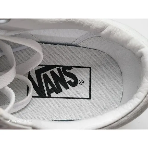 Vans  Old Skool Stackform Pride Rainbow White Womens Canvas Shoes Size 5