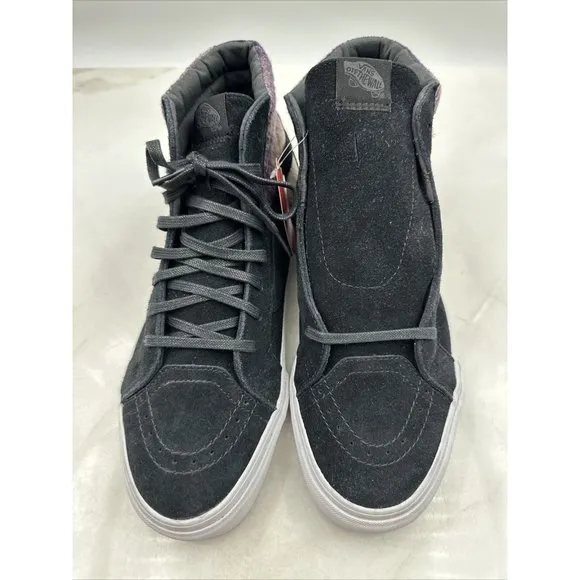Vans Sk8-Hi 46 DX Black Mountain Plaid Trainers Skate Shoes Mens Sz 11