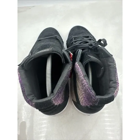 Vans Sk8-Hi 46 DX Black Mountain Plaid Trainers Skate Shoes Mens Sz 11