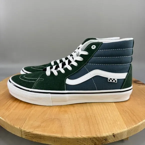 Vans Sk8-Hi Mountain View Mens Size 12 Shoes Olive Green Blue High Top NEW