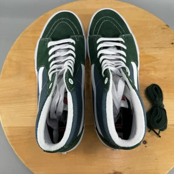 Vans Sk8-Hi Mountain View Mens Size 12 Shoes Olive Green Blue High Top NEW