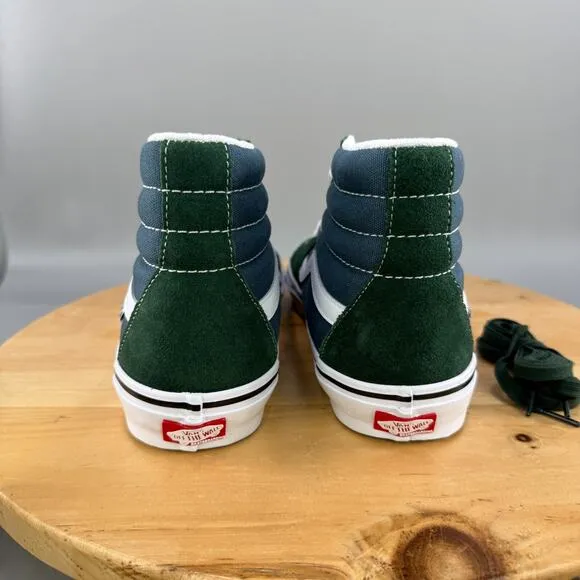 Vans Sk8-Hi Mountain View Mens Size 12 Shoes Olive Green Blue High Top NEW