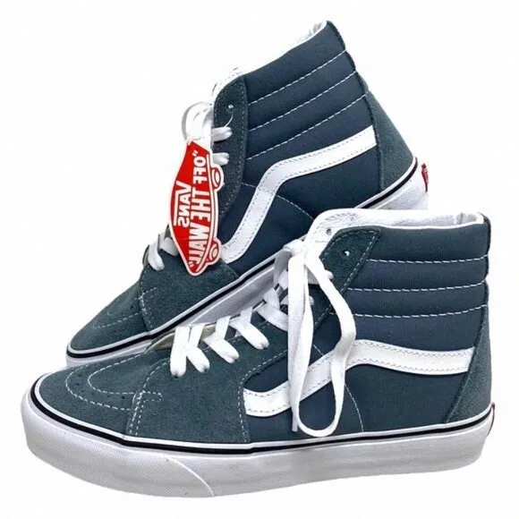 VANS Sk8-Hi Shoes Stormy Skate Suede Canvas VN0A4BVTRV2 Size Men's Sneakers