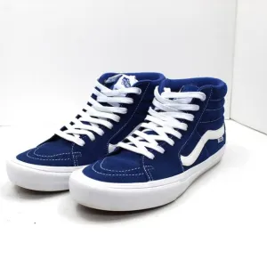 Vans Sk8-Hi Top Blue/White Shoes Size 10