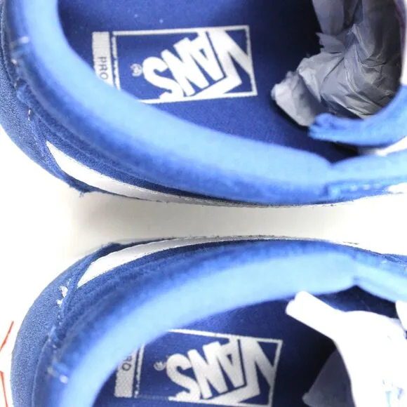 Vans Sk8-Hi Top Blue/White Shoes Size 10