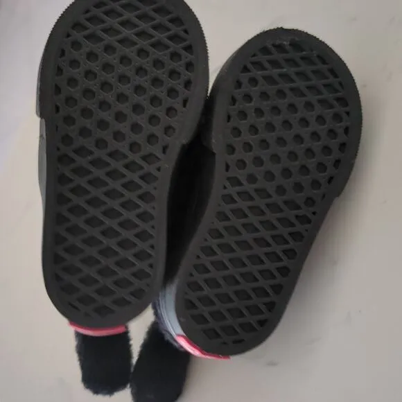 Vans Toddler Slip-On shoes Velcro Toddler size 4 'Cat' NEW