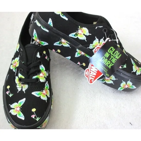 Vans Women's Authentic Stackform Morph Blackout Glow in the Dark Shoes Size NIB