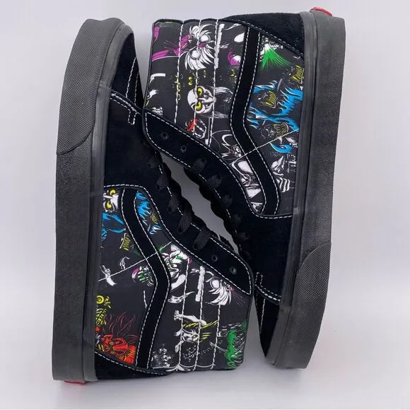 Vans x Disney Sk8-Hi Disney 100 'Villains' Women's Shoes Sneakers   |  Size: 9.5