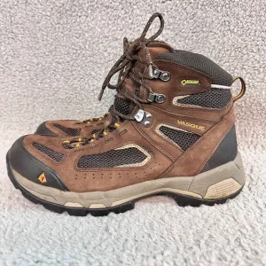 Vasque Breeze Mid Mens 11 Brown Gore Tex Vibram hiking outdoor waterproof boots